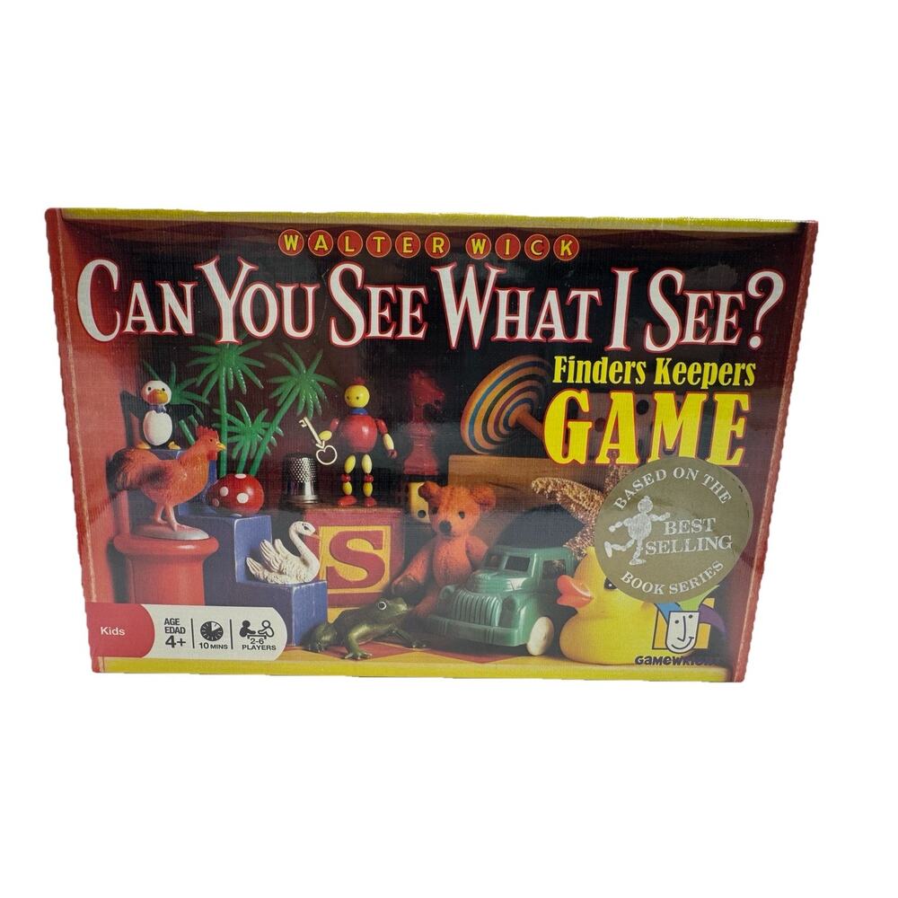 Can You See What I See Finders Keepers Game Complete Gamewright 2009 Look‎ Find